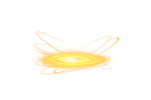Yellow magic fantasy portal. Futuristic teleport. Light effect. Yellow candles rays of a night scene with sparks. Empty light effect of the podium. Disco club dance floor. . Illustration number 10 png