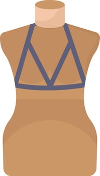 Padded Dress Form vector