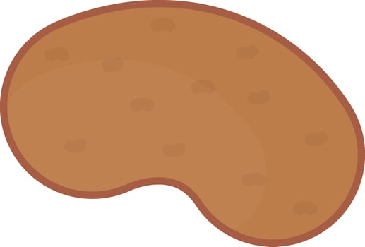 Dark Rye Bread Slice vector