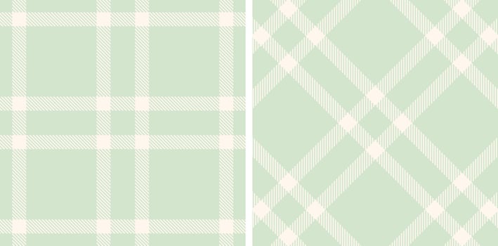 Light Light Grey and Rich Very Light Pink Seamless Tartan Fabric Design vector