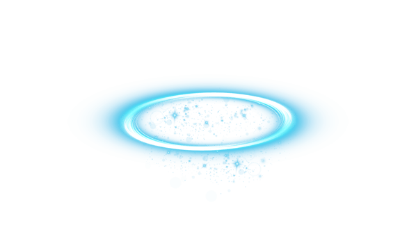 Blue halo angel ring Isolated. Abstract light lines of movement and speed. Light ellipse. Galaxy Glint. Glowing podium. Space tunnel. Light everyday glowing effect. . Illustration number 8 png