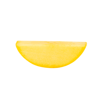 Fresh yellow melon slice, juicy and vibrant, perfect for summer snacks png