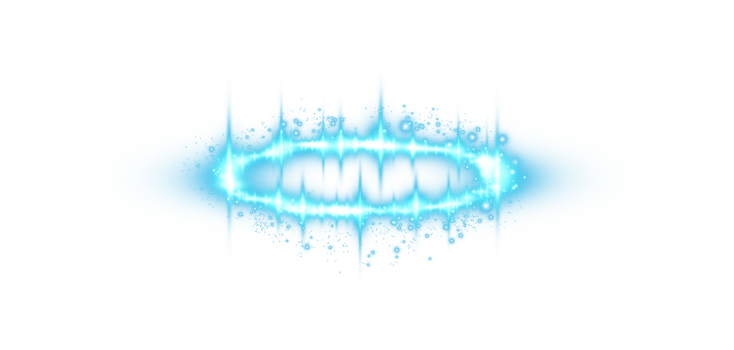 Blue halo angel ring. Light realistic halo, angel ring, Saint aureole symbol. Magic fantasy portal. Futuristic teleport.Three dimensional shiny blue nimbus. . Illustration number 53 png