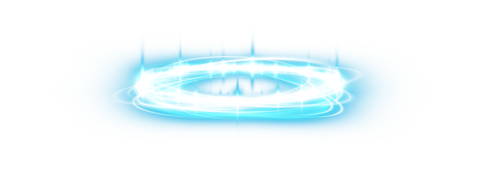 Blue halo angel ring. Light realistic halo, angel ring, Saint aureole symbol. Magic fantasy portal. Futuristic teleport.Three dimensional shiny blue nimbus. . Illustration number 48 png