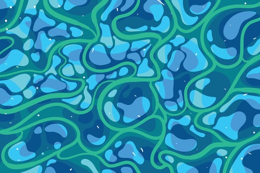 Abstract fluid background with gentle water ripples, creating a smooth and dynamic texture for modern designs vector