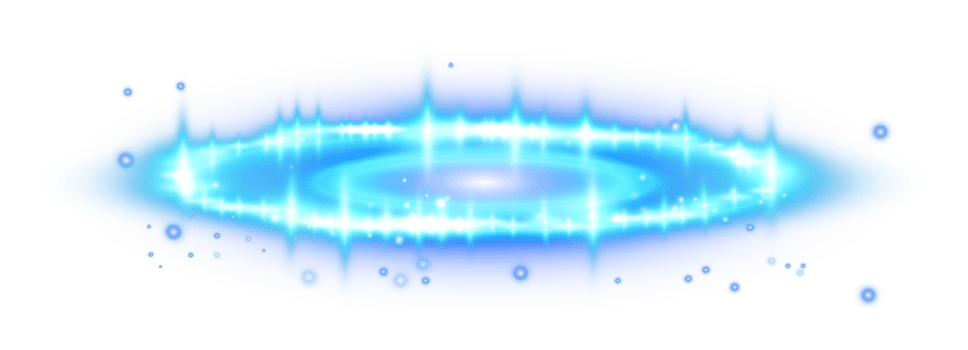 Blue halo angel ring. Light realistic halo, angel ring, Saint aureole symbol. Magic fantasy portal. Futuristic teleport.Three dimensional shiny blue nimbus. . Illustration number 19 png