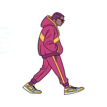 Stylish Luxury Street Fashion Model 1. vector
