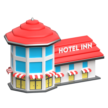 3D Hotel Icon png