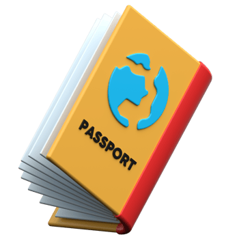 3D Passport Icon png