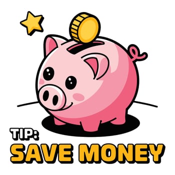 Same Money T Shirt Design Piggybank vector