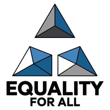 Equality for All T Shirt Design vector