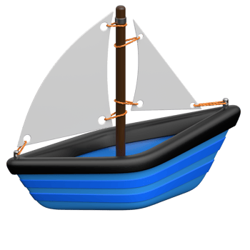 3D Mast Boat Icon png