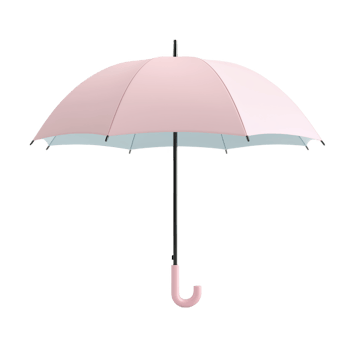 Pastel umbrella with smooth curved design perfect for light rain and sunny weather png