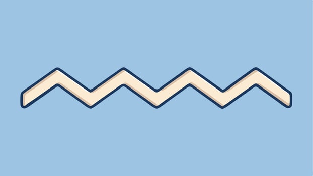 Parallel Zigzag Lines Pattern with a Modern Geometric Design vector
