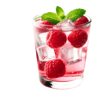 Raspberry Mint Drink png