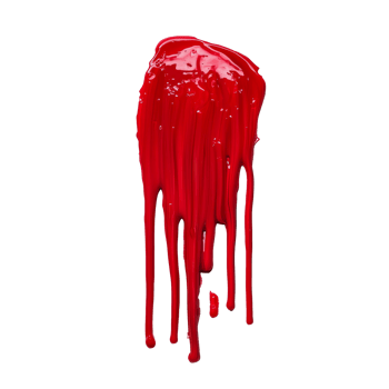 Blood dripping on a transparent background showcasing vibrant red hues with flowing textures and patterns, Blood Dripping On transparent background png