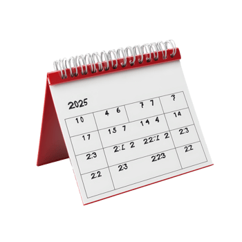 Table calendar for August 2025 displayed in a simple and clean design on a transparent background, table calendar 2025 august isolated on transparent background png