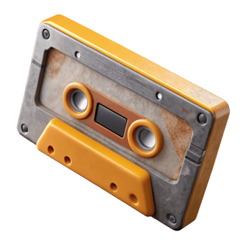 wonderful creative Cassette Tape Side View Cutout professional png