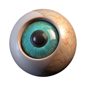 serene vintage Catchlight in Eye Detail Isolated exclusive png