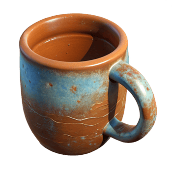 impressive minimalist Ceramic Mug Rustic Glaze Transparent Background original png