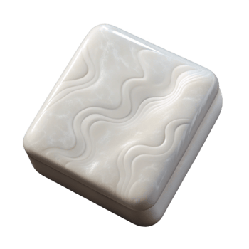 wonderful traditional Ceramic Tile White Square Isolated Transparent Background detailed png