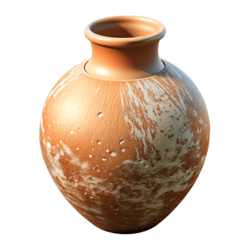 beautiful creative Ceramic Vase Modern Design Cutout with Smooth Texture authentic png