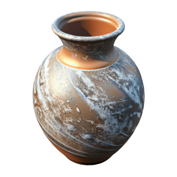 wonderful classic Ceramic Vase Modern Design Cutout with Smooth Texture professional png