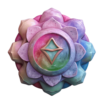 serene rustic Chakra Symbols Watercolor Style Cutout on Transparent Background authentic png