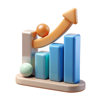 beautiful rustic Child Development Growth Chart Upward Trend Transparent Background professional png