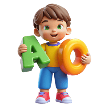 wonderful traditional Child Learning Alphabet Colorful Letters Isolated professional png