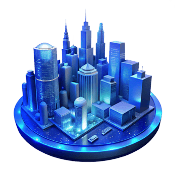 extraordinary rustic City Skyline at Night Transparent Background exclusive png