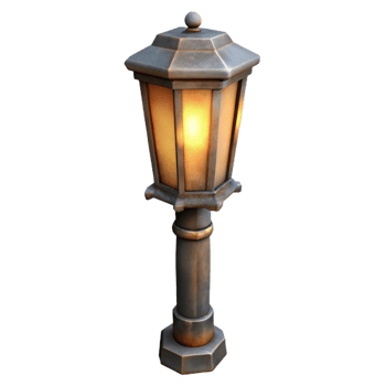 elegant creative City Street Lamp Post Night Lighting Transparent Background png