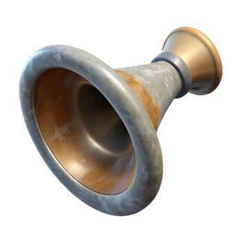 magnificent modern Clarinet Bell Flare Shape Transparent Background Cutout high resolution png