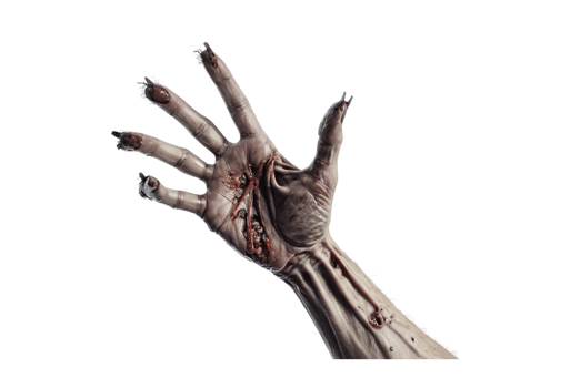 Zombie Hand Grabs the Night png