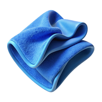 Cleaning Cloth Microfiber Blue Transparent Background png