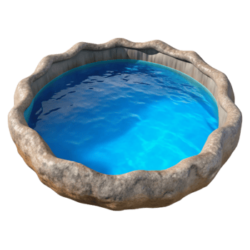 dramatic vintage Clear Blue Lake Isolated Calm Water Surface png