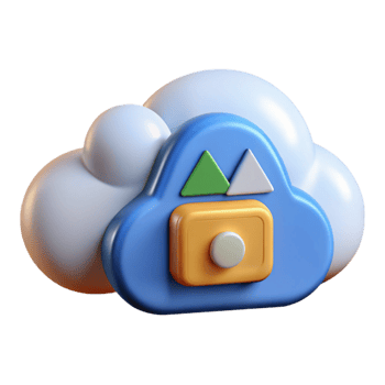impressive rustic Cloud Storage for Photos Icon Cutout premium png
