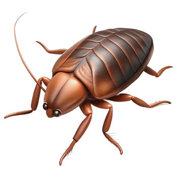 elegant classic Cockroach Scurrying Across Floor Transparent Background premium png