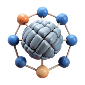 wonderful traditional Cognitive Functions Diagram Interconnected Nodes Isolated high quality png