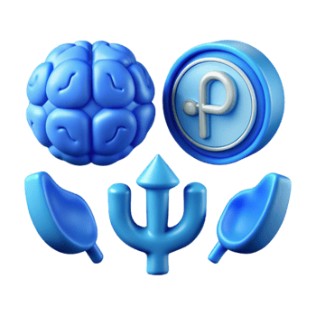 extraordinary contemporary Cognitive Psychology Symbols Set Blue Transparent Background premium png