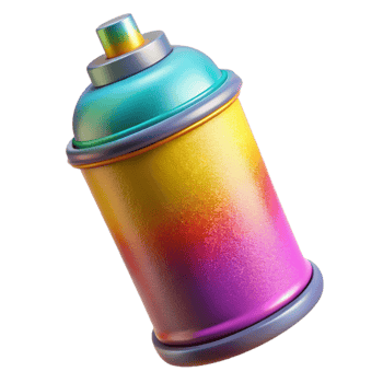 wonderful contemporary Colorful Spray Paint Texture Isolated premium png
