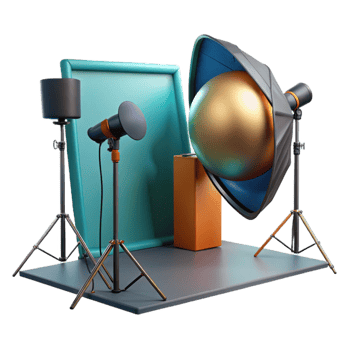 dramatic classic Commercial Photography Lighting Professional Setup Transparent Background original png