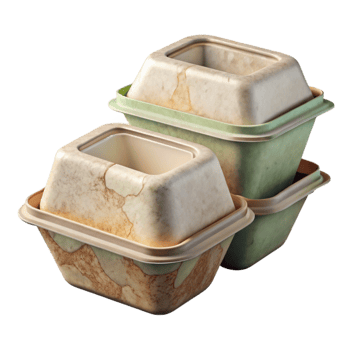 stunning classic Compostable Takeout Containers with Clear Lids Transparent exclusive png