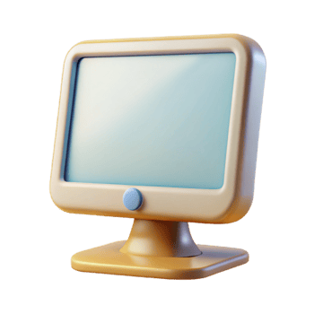 extraordinary abstract Computer Monitor with Blank Screen Cutout genuine png