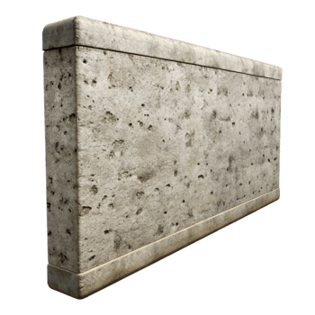 serene classic Concrete Wall Textured Surface Cutout Transparent Background high quality png