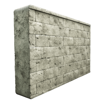 impressive classic Concrete Wall Textured Surface Cutout Transparent Background professional png