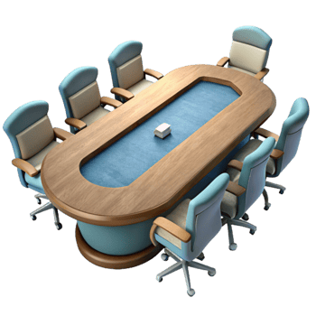 magnificent vintage Conference Room Table Top View Cutout original png