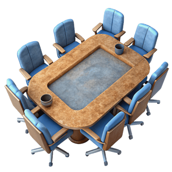 impressive artistic Conference Room Table Top View Cutout premium png