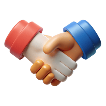 serene creative Conflict Resolution Icon Two Hands Shaking Cutout high resolution png