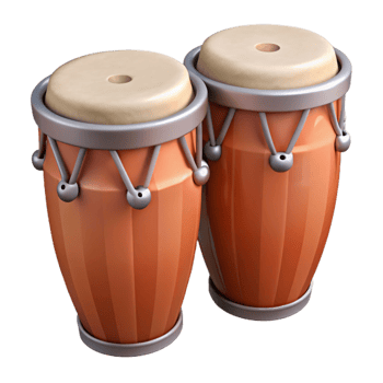 extraordinary classic Conga Drums Side View Transparent Background Cutout original png